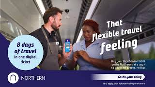 Northern Flexi Season Ticket - 8 days of travel in one digital ticket