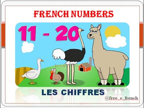 FRENCH NUMBERS (11- 20) [ Les Chiffres ]