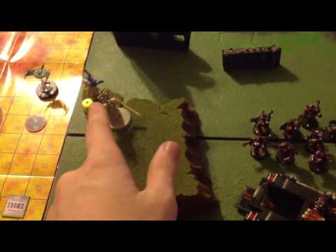 Dark angels Vs Chaos Space Marines Battle report