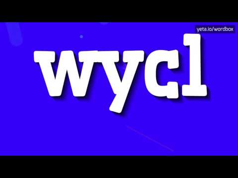 WYCL - HOW TO PRONOUNCE IT!?
