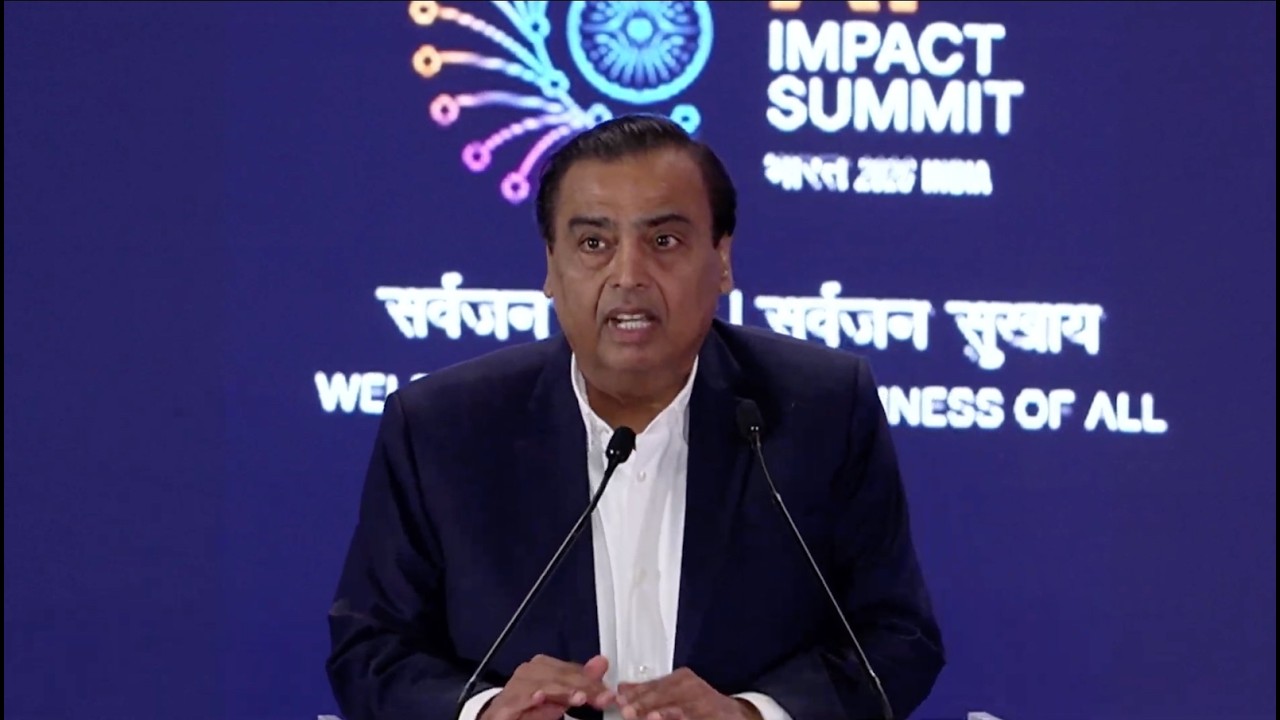 Sh. Mukesh D. Ambani on India’s Digital Future & AI | Keynote Address | AI Summit
