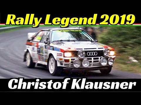 Rally Legend San Marino 2019 - Christof Klausner, Austrian "Crazy Horse" - Audi Quattro Powerslides!