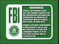 1997 Disney FBI Warning Screens And 20th Century Fox Home Entertainment Logo