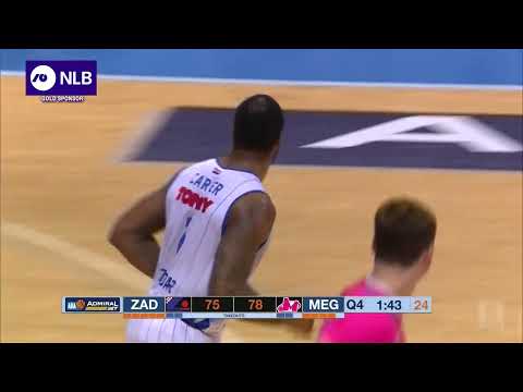 Justin Carter with one of the best POSTER DUNKS of the season (Zadar - Mega Mozzart, 4.4.2022)