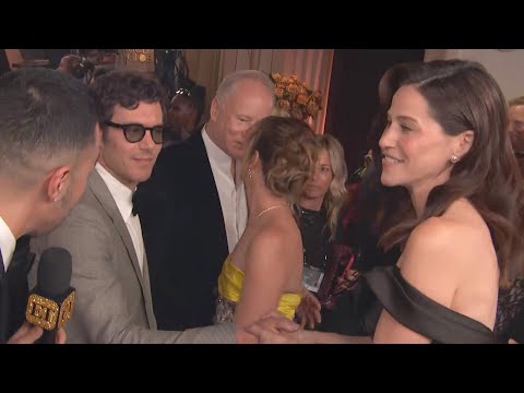Nobody Wants This: Adam Brody CRASHES Jackie's Tohn's Golden Globes Interview (Exclusive)