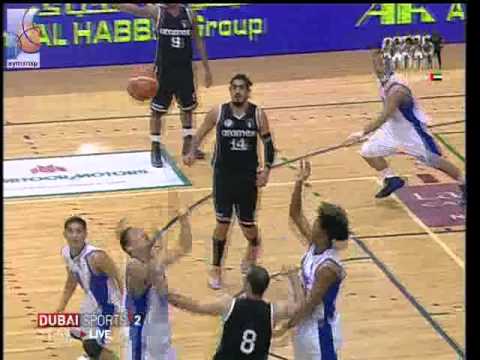 Al-Riyadi Aramex /Jordan - Smart Gilas /Philippines (Dubai Basketball Tournament 2013 / Day 5)