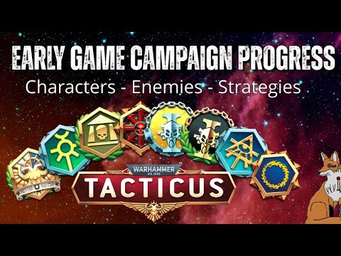 Campaigns in Warhammer 40.000 Tacticus - Beginner strategy guide.