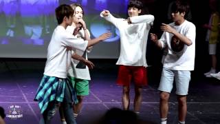 150802 세븐틴(SEVENTEEN) 구로 팬사인회 Hip Hop Unit - Ah Yeah