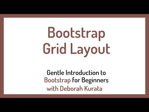Bootstrap Grid Layout (Clip 10): Gentle Introduction to Bootstrap 5