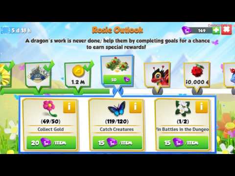 DRAGON MANIA LEGENDS - ROSIE OUTLOOK EVENT LEVEL 7 COMPLETED