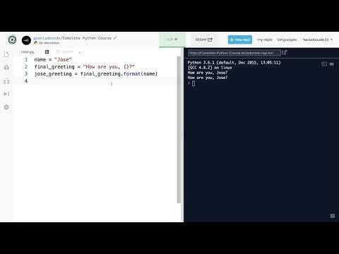 Video1 8 Python String Formatting