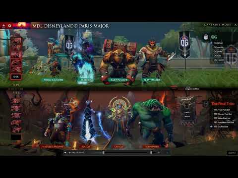 ESports - Dota 2, The Final Tribe vs OG, MDL Disneyland® Paris Major (30 March 2019), Match ID 45...