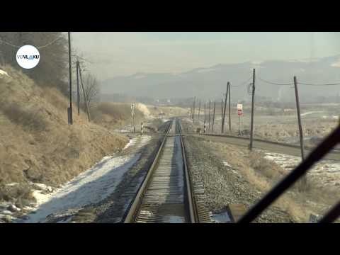 Trať ŽSR 185 Poprad-Tatry - Stará Ľubovňa (zima)