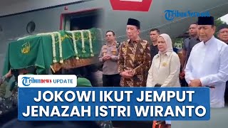 Momen Jokowi & Iriana Jemput Jenazah Istri Wiranto di Bandara Adi Soemarmo, Doa di Samping Pesawat