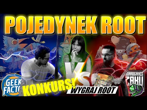 Pojedynek z GEEK FACTOR w Root - KONKURS! -  Zaku vs Kaczmar vs Jago - Rozgrywka Gameplay ROOT