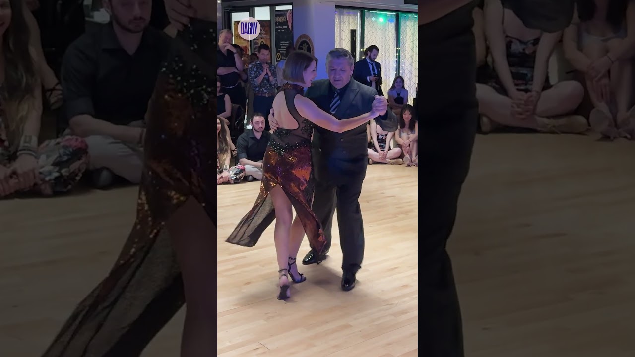 Ricardo Calvo & Sandra Messina milonga to "Estampa de Varón" by Juan D'Arienzo tango performance
