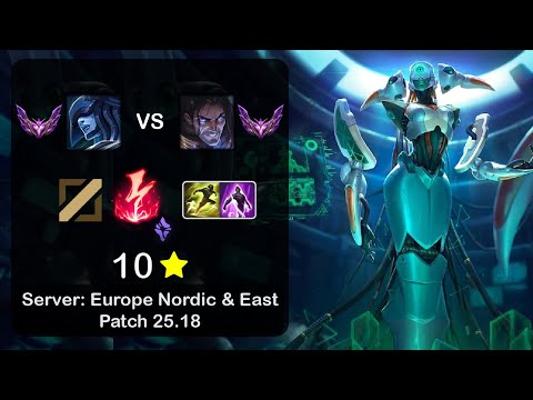 Lissandra Mid vs Sylas - EUNE Master - Patch 25.18