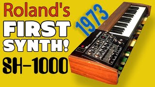 Video thumbnail for ROLAND SH-1000 Analog Synthesizer 1973 | HD DEMO by AnalogAudio1