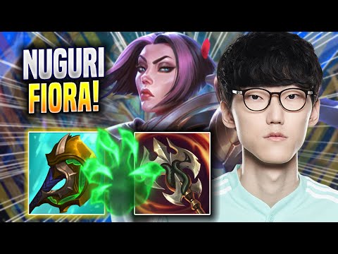 NUGURI IS SO CLEAN WITH FIORA! - DK Nuguri Plays Fiora TOP vs Gnar! | Season 2022