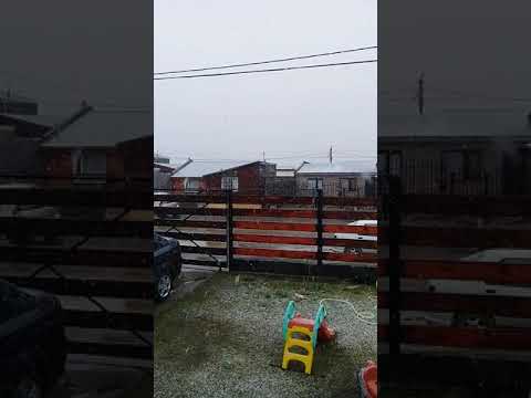 Video: Nieve de primavera en Río Grande