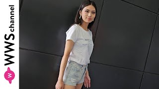 会社員・平野栄梨さん、健康美溢れるショーパン＆白Tシャツで語る！＜ベストオブミス神奈川2024＞
