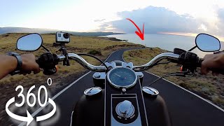 VR 360° Video Amazing MotorCycle Ride At Max Speed