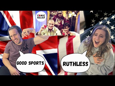 British Husband Shows American Wife  |  When Ali G Met The Beckhams - Comic Relief **REACTION**