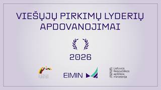 Viešųjų pirkimų apdovanojimai 2026