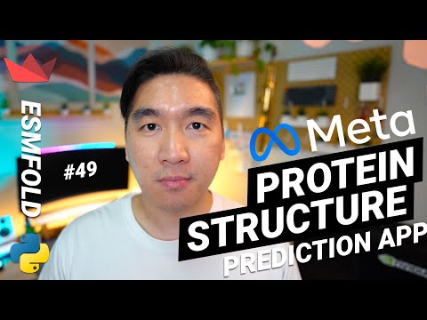 How to build a protein structure prediction app in Python using ESMFold and Streamlit