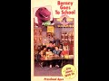 Barney The Backyard Gang Barney Goes To School 1990