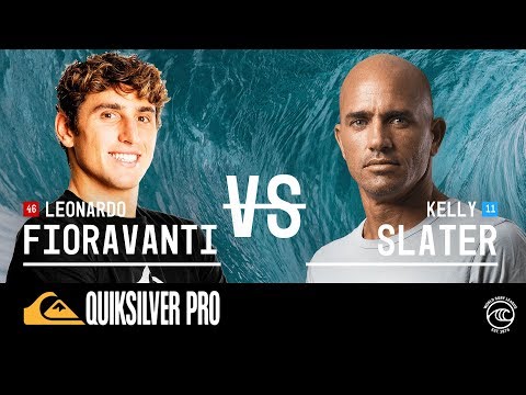 Kelly Slater vs. Leonardo Fioravanti - Round of 32, Heat 12 - Quiksilver Pro France 2019