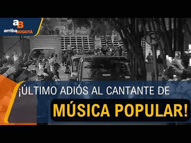 Seguidores dieron el último adiós a Yeison Jiménez en Barrios Unidos