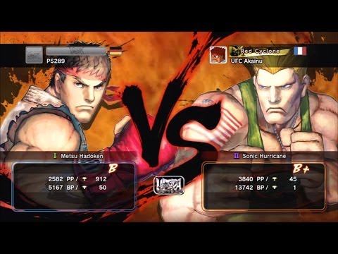 PS289 [Ryu] vs UFC Akainu [Guile] USF4