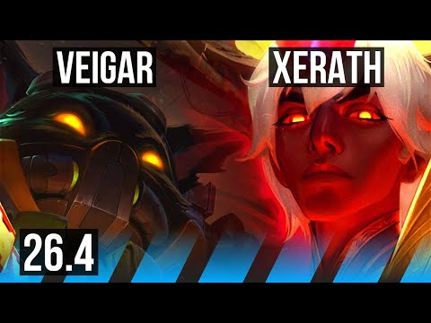 VEIGAR vs XERATH (MID) | EUNE Master | 26.4