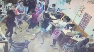 Video shows wild fight break out in Brooklyn nail salon