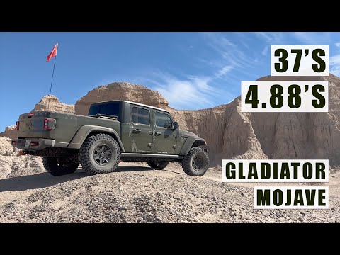 Gladiator Mojave with 37" tires and 4.88 gears - REVIEW - [ep 51]