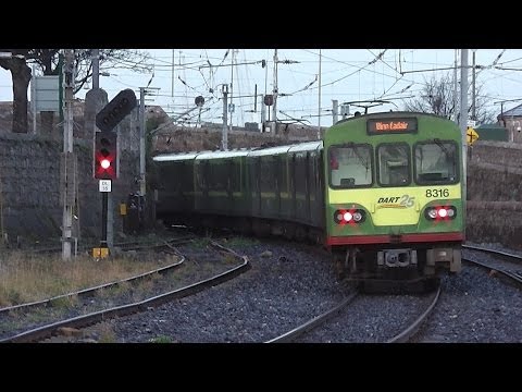 IE 8300 Class Dart Train number 8316 - Dun Laoghaire, Dublin