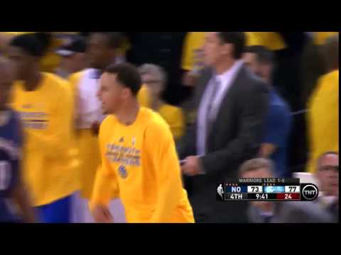 NBA, playoff 2015, Warriors vs. Pelicans, Round 1, Game 2, Move 44, Shaun Livingston, layup