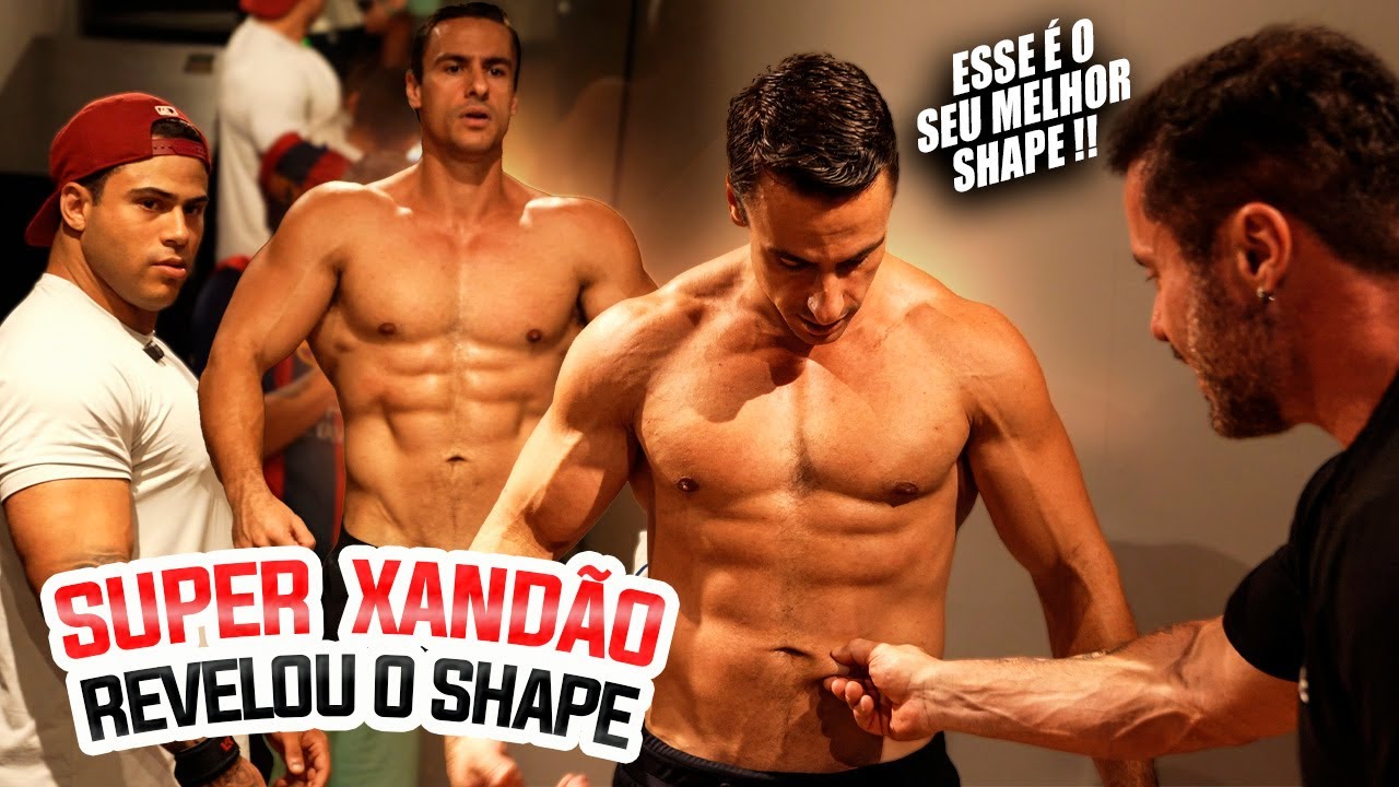 RENATO CARIANI E GUI SE IMPRESSIONARAM COM SHAPE DO SUPER XANDÃO!!