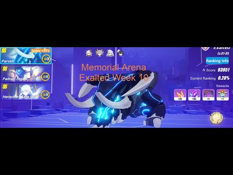 Honkai Impact 3rd(Global EU)Exalted MA Week 10 Parvati,Padrino Legion,HOV