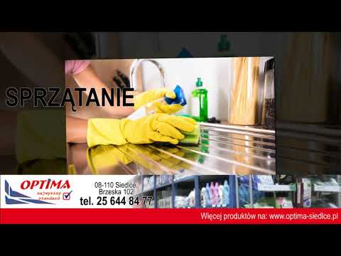 Zobacz filmy, Optima Profesjonalna Chemia Gospodarcza Czyściwa Przemysłowe, Siedlce