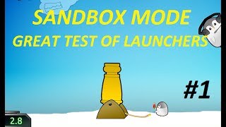 Learn to Fly 3 - Sandbox mode testing launchers part 1/2 (STEAM version)
