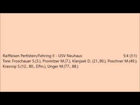 18He Raiffeisen Pertlstein/Fehring II - USV Neuhaus 5:4 (3:1)