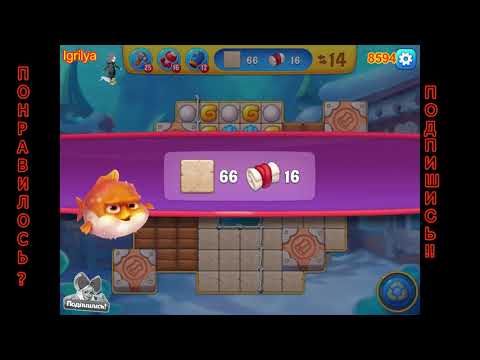 Fishdom level 8591, 8592, 8593, 8594, 8595 / Фишдом уровень 8591, 8592, 8593, 8594, 8595