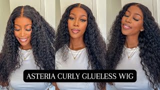 MUST TRY! BEST GLUELESS WATER WAVE HD 5x5 CLOSURE WIG EASY INSTALL| BEGINNER FRIENDLY | ASTERIA HAIR