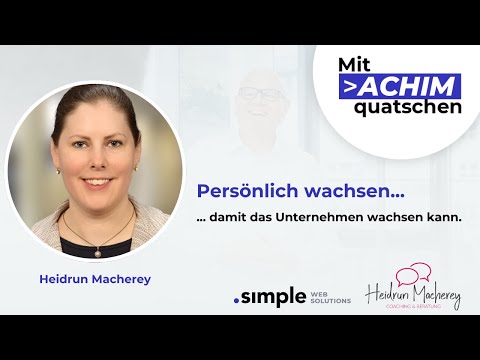 Persönlich wachsen... damit das Unternehmen wachsen kann.