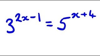 Exponential Equation: Unknown on both sides