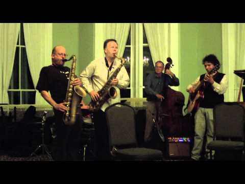 "FOUR BROTHERS": HARRY ALLEN, DAN BLOCK, HOWARD ALDEN, ROSSANO SPORTIELLO, FRANK TATE at Chautauqua