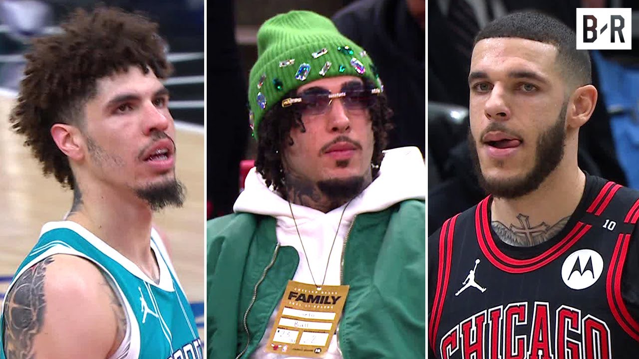 LaMelo Ball & Lonzo Ball Face Off for First Time Since 2021 w/ LiAngelo in the Building