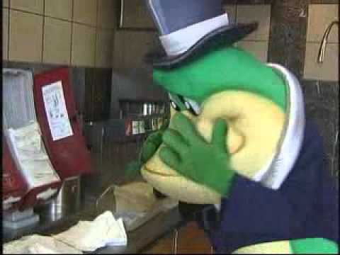 Philip Green as Michigan J. Frog looking for work